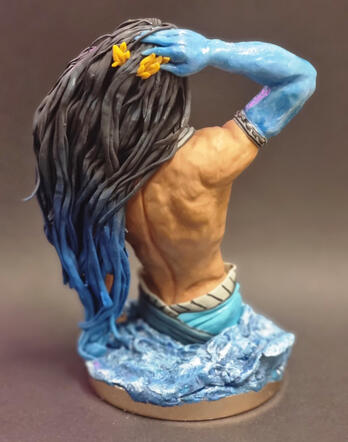 halfbody Figure of Poseidon (Neal Illustrator Design)